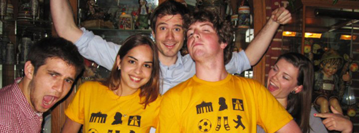 T-shirts designed by the German Undergraduate Advisory Board